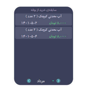 خرید از بوفه